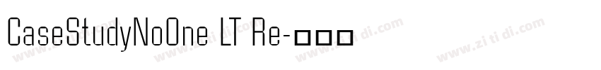 CaseStudyNoOne LT Re字体转换